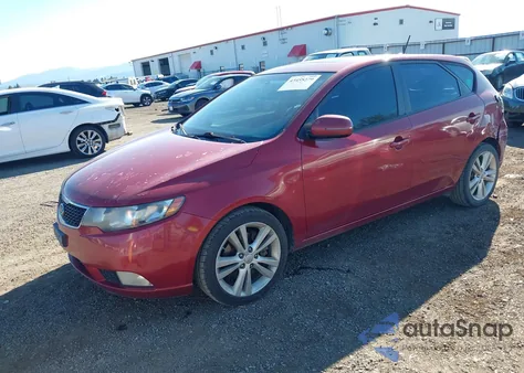 2012 Kia Forte Sx z USA, uszkodzony, nr VIN KNAFW5A38C5572923